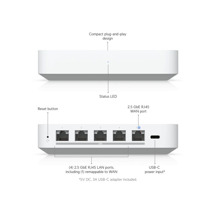 Ubiquiti Gateway Max Gateway and Controller (UXG-MAX)