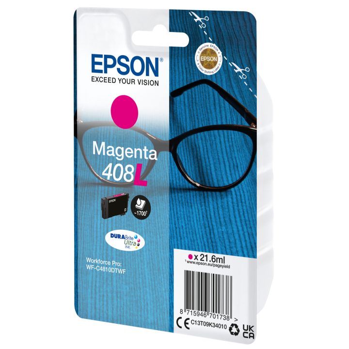 Tinta magenta Epson 408L DURABrite Ultra