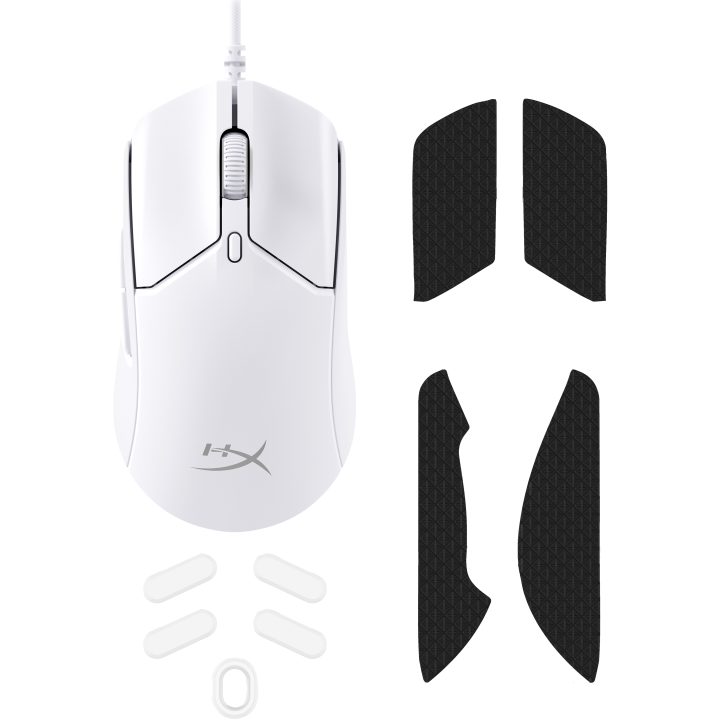 HyperX Pulsefire Haste 2: ratón gaming (blanco)