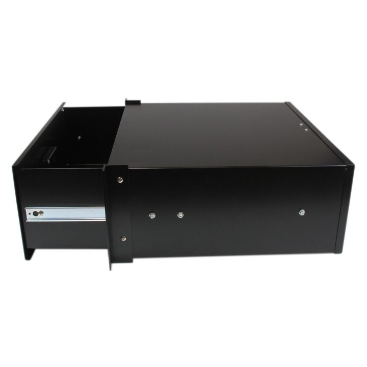 StarTech.com Cajon Metálico de Acero Negro 4U - 25kg - para Armario…