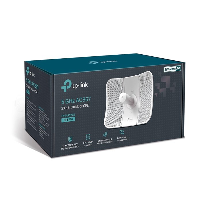 TP-Link CPE710 antena de rede Antena direcional PoE/LAN 23 dBi