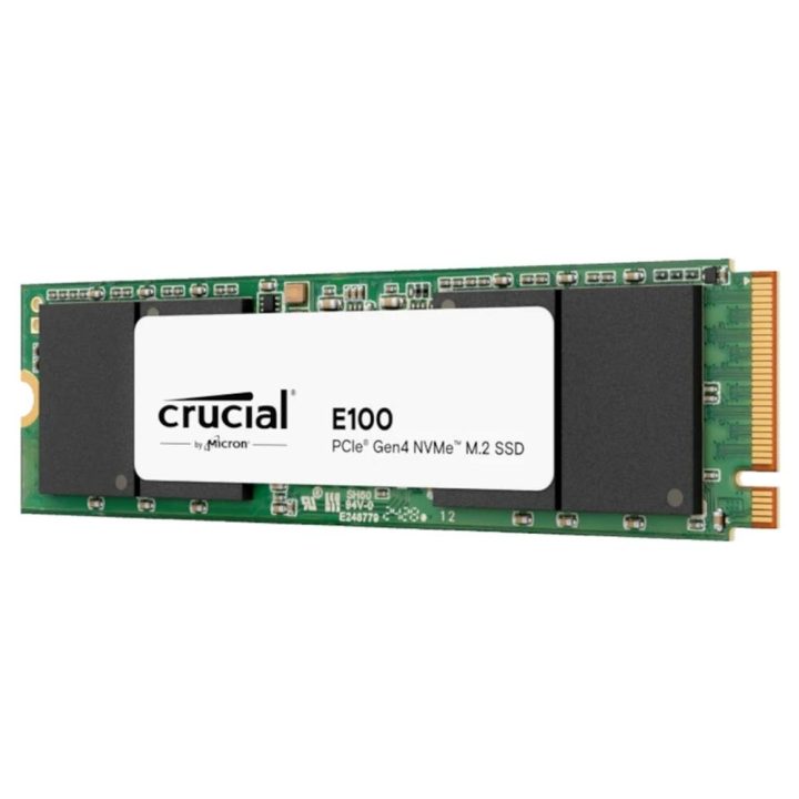 Disco rígido interno sólido SSD Crucial E100 480GB m.2 NVMe PCI…