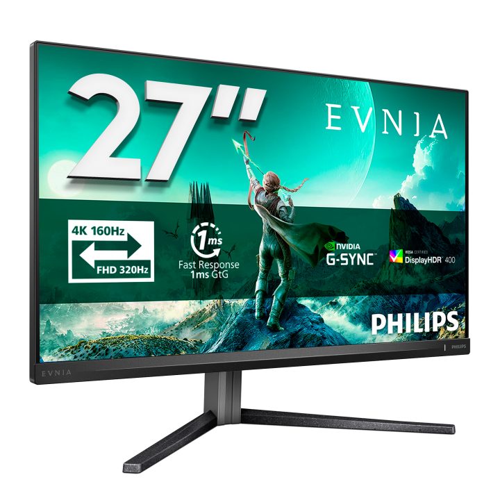 Monitor Philips Evnia 3000 27M2N3800A 27" 4K UHD 320 Hz