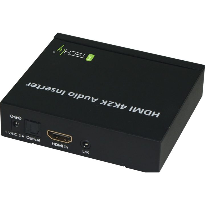Techly IDATA HDMI-AI4K conversor de sinal de vídeo 3840 x 2160 Pixéis