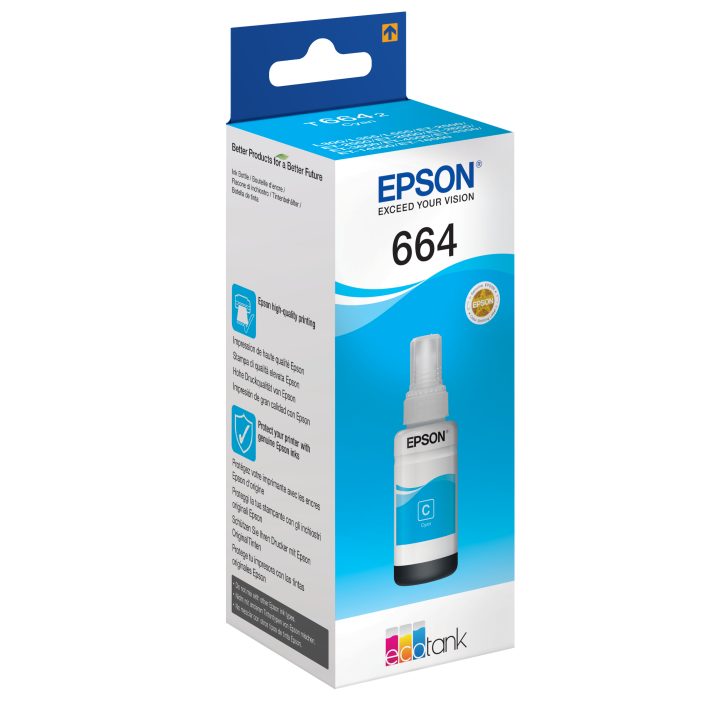 Epson 664 Garrafa de tinta ciano EcoTank
