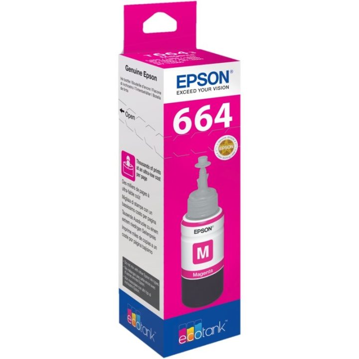 Epson 664 Cyan Ink Bottle for EcoTank