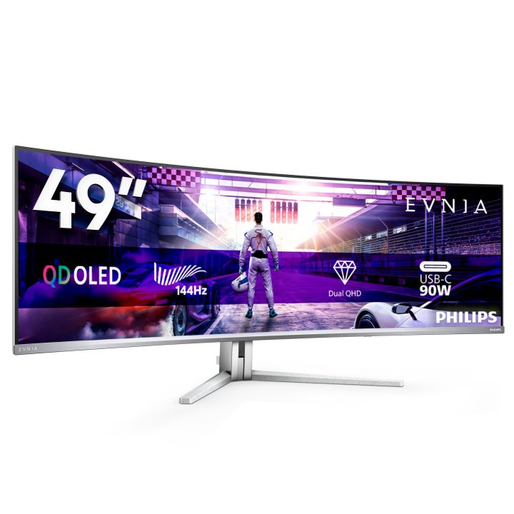 Philips Evnia 8000 49M2C8900L 48,9" DQHD curvo
