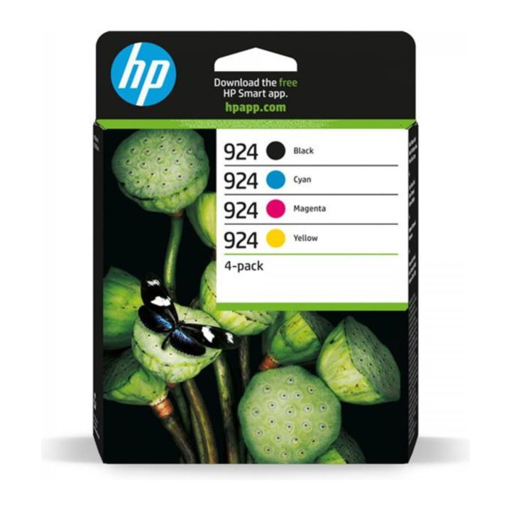 HP Pacote de 4 Cartuchos de Tinta Original 924 CMYK