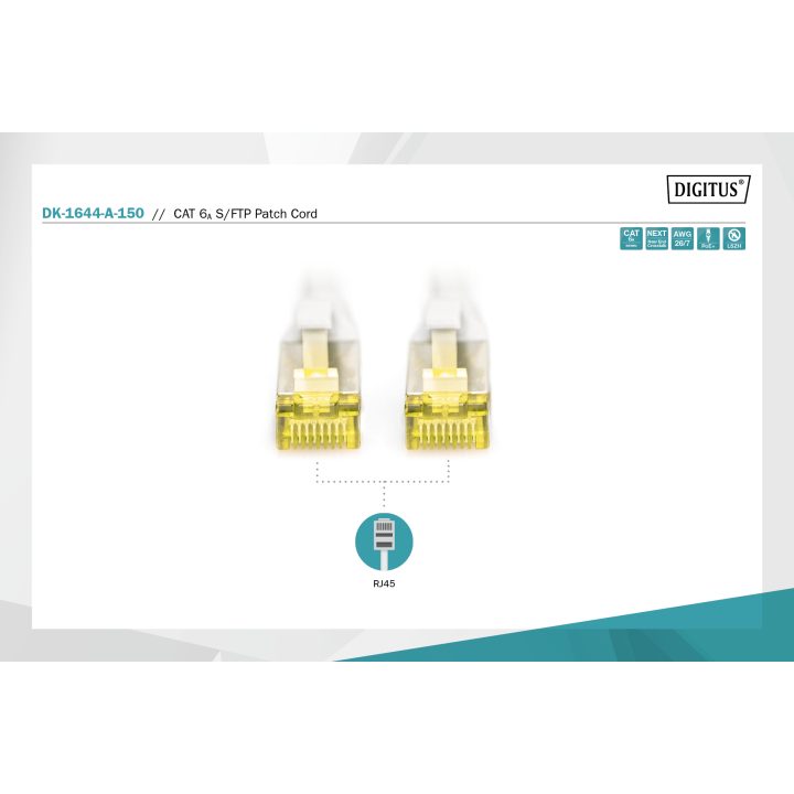 Digitus CAT 6A S/FTP Patch Cable (DK-1644-A-010)