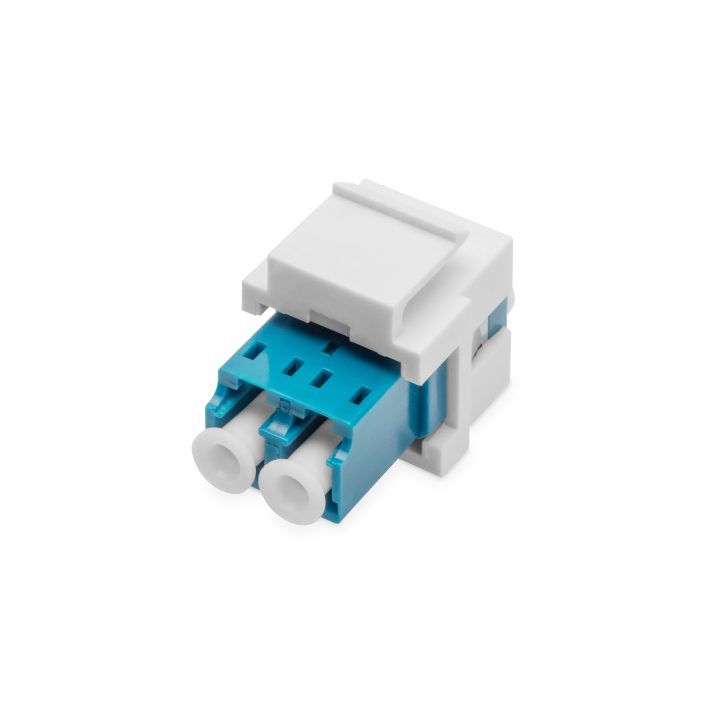 Suporte keystone DIGITUS para adaptador LC (com adaptador LC/LC…