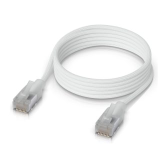 Ubiquiti UACC-Cable-Patch-EL-C6A-1M-W Translucent White Cat6a Network…
