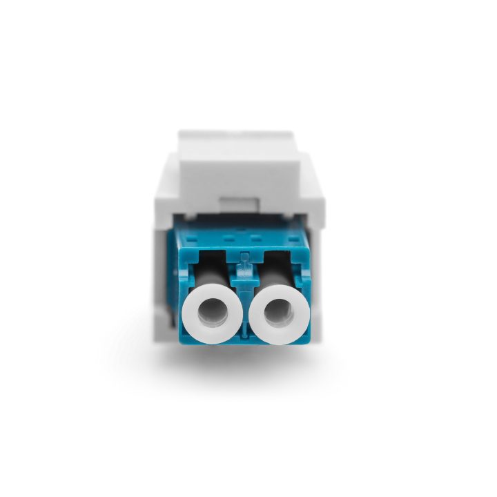 DIGITUS Soporte keystone para adaptador LC (con adaptador LC/LC…