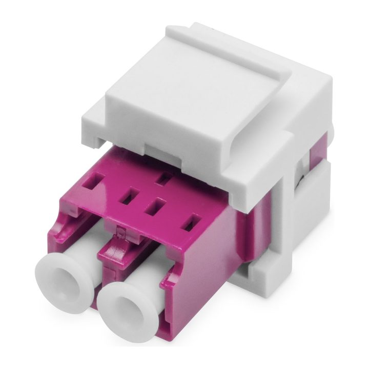 DIGITUS Soporte keystone para adaptador LC (con adaptador LC/LC…
