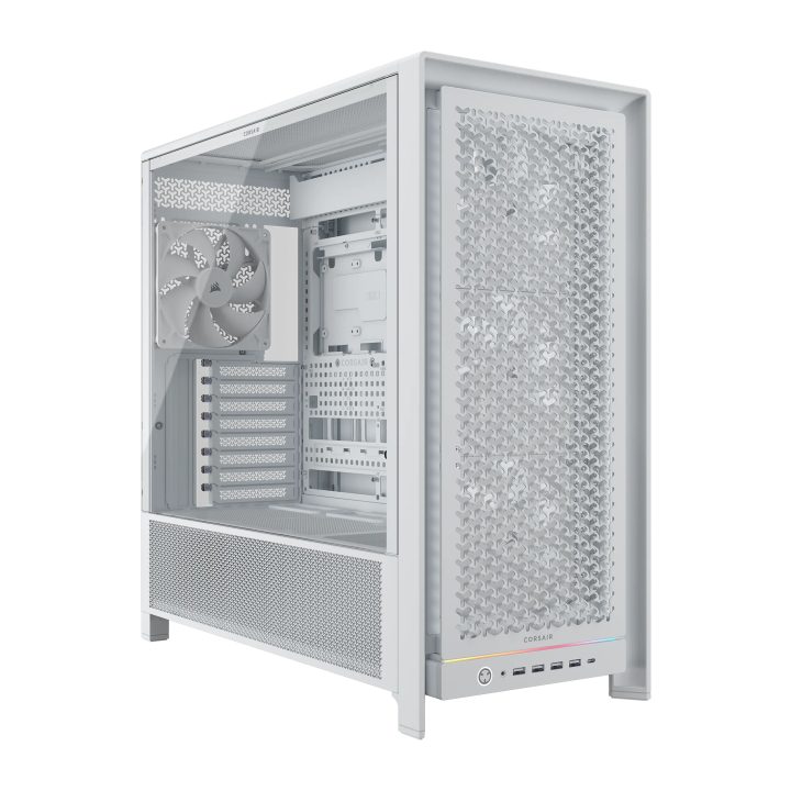 Caixa de PC gaming Corsair frame 5000D rs ATX vidro temperado branco…