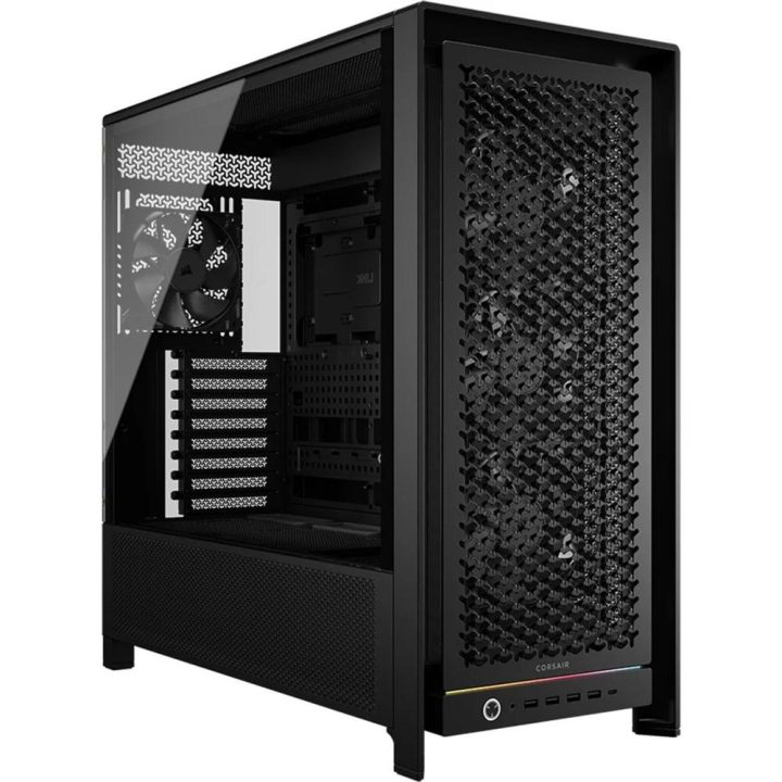 Corsair Frame 5000D RS ATX Tempered Glass White Gaming PC Case…
