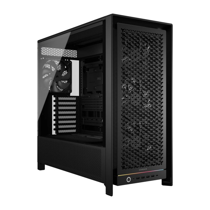 Corsair Frame 5000D RS ATX Tempered Glass White Gaming PC Case…