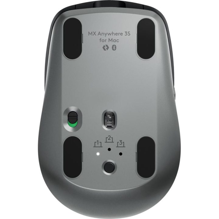 Logitech MX Anywhere 3S for Mac ratón Oficina Mano derecha RF…