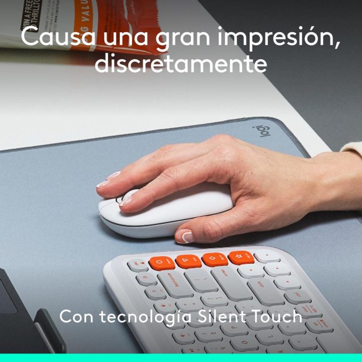 Logitech POP Mouse, compact and portable wireless Bluetooth mouse…