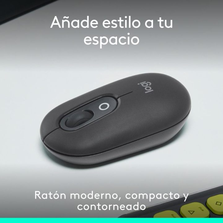 Logitech POP Mouse, compact and portable wireless Bluetooth mouse…