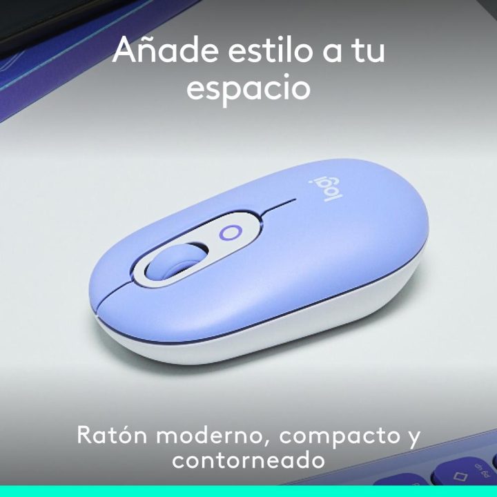 Logitech POP Mouse, compact and portable wireless Bluetooth mouse…