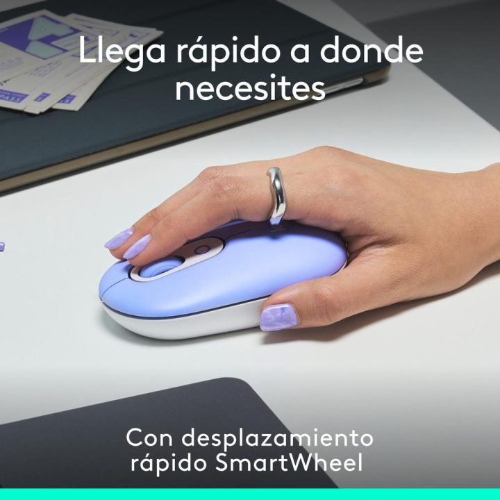 Logitech POP Mouse, compact and portable wireless Bluetooth mouse…