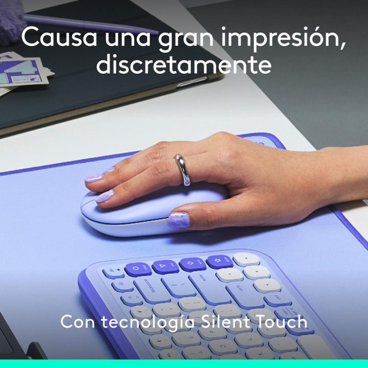 Logitech POP Mouse, compact and portable wireless Bluetooth mouse…