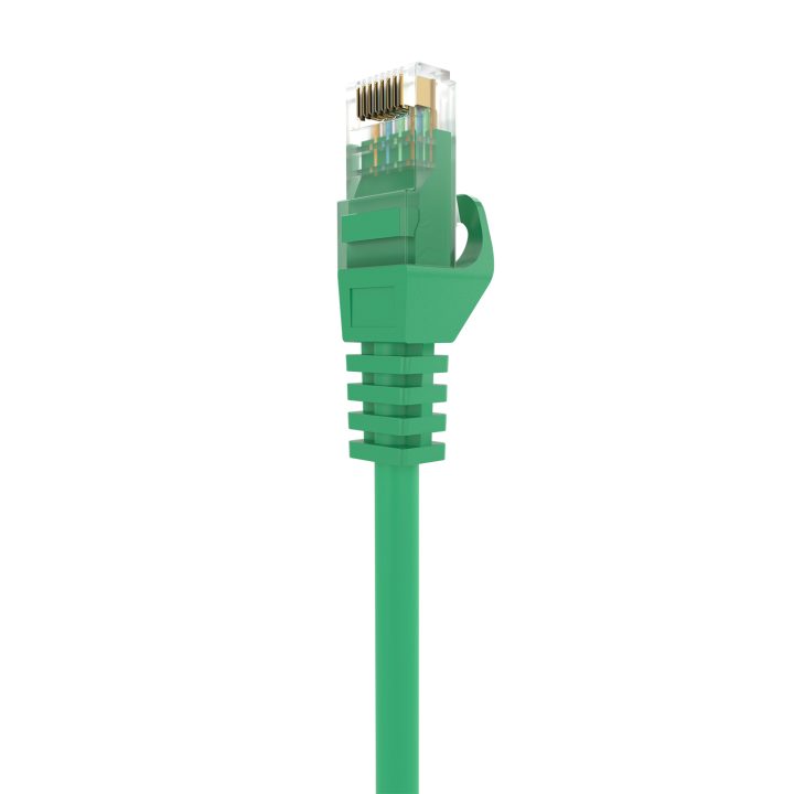 AISENS RJ45 Patch Cable LSZH Cat.6A 500 MHz UTP AWG24, Green, 1.5m