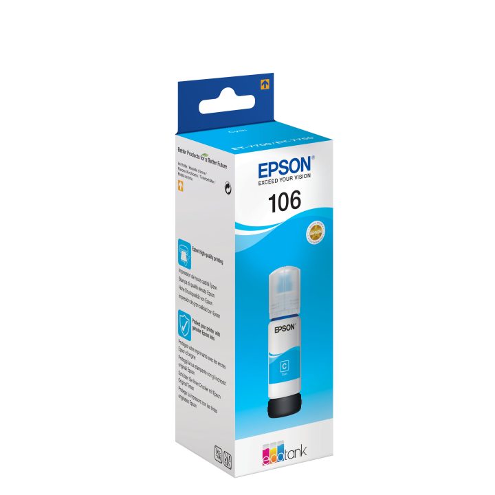 Epson 106 Botella de tinta cian EcoTank