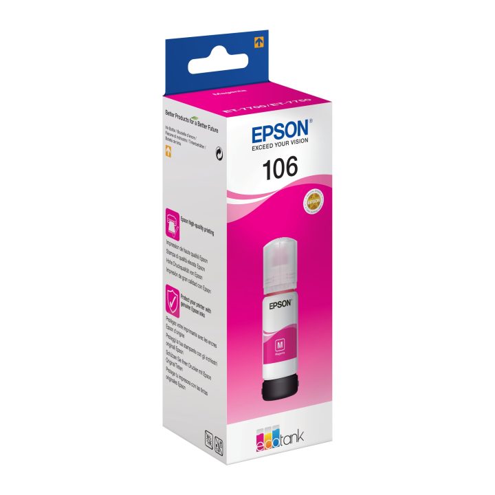 Epson 106 Botella de tinta cian EcoTank