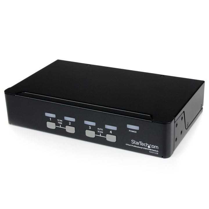 StarTech.com Comutador Switch Profissional KVM 4 Portos Vídeo VGA -…