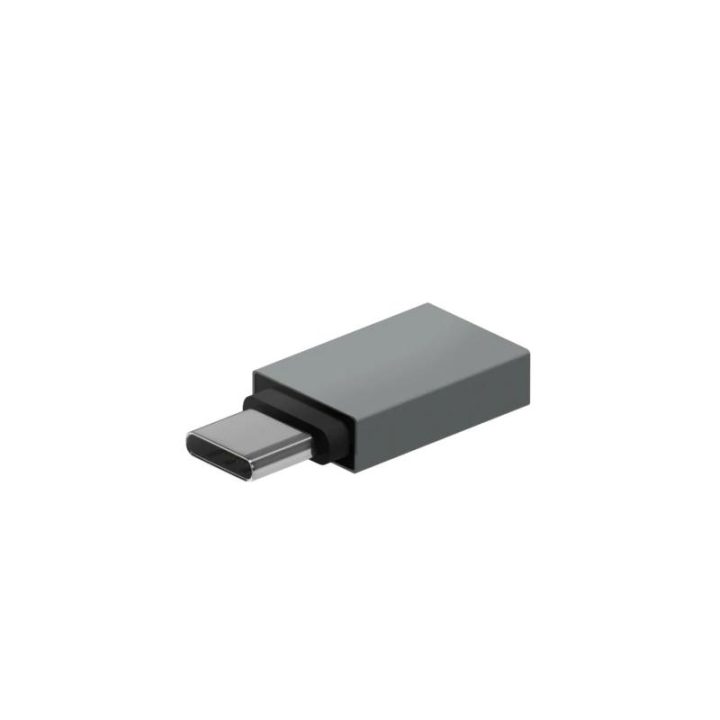 AISENS Mini Aluminum Adapter USB 3.2 Gen1 3A, USB-C/M-A/H Type, Gray