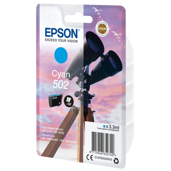 Epson Singlepack Yellow 502 Ink