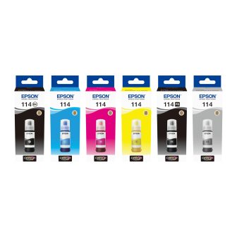 Garrafa de tinta amarela Epson 114 EcoTank
