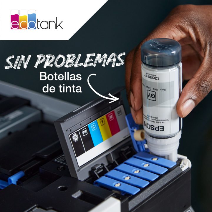 Garrafa de tinta amarela Epson 114 EcoTank