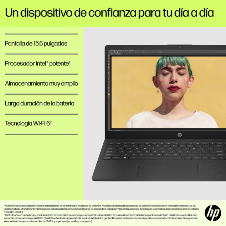 HP 15-fd0356ns Intel® Core™ i7 i7-1355U Portátil 15,6" Full HD 8 GB…