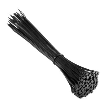 Ewent EW1564 abraçadeira de entrada paralela Nylon Preto 100 peça(s)