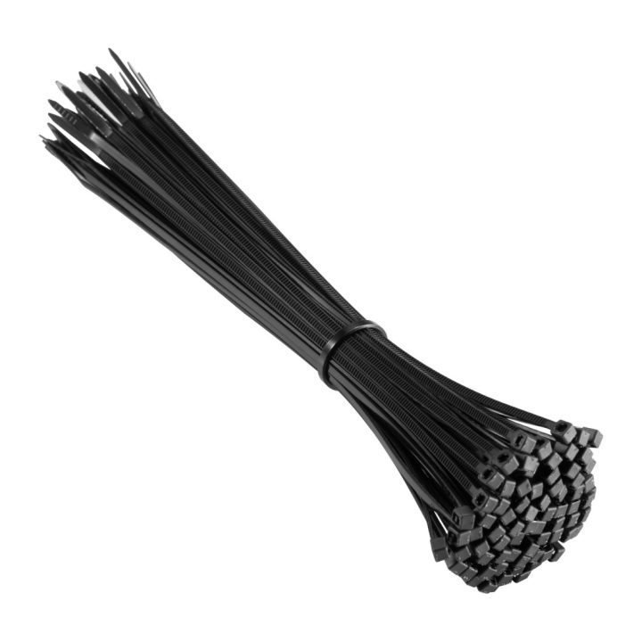Ewent EW1564 abraçadeira de entrada paralela Nylon Preto 100 peça(s)