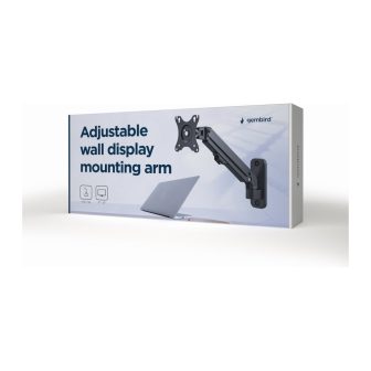 Gembird MA-WA1-01 27" Monitor Wall Mount Black
