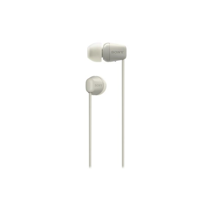 Auriculares Sony wi-C100 inalambrico beige (WIC100C.CE7)