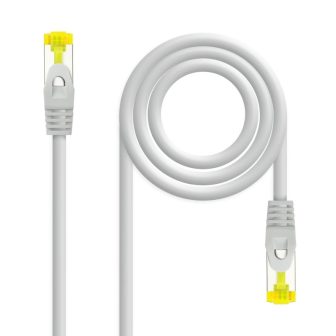 Nanocable RJ45 Patch Cable LSZH Cat.6A SFTP AWG26, Gray, 0.5m