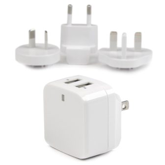 StarTech.com 2-Port USB Wall Charger for Tablets Smartphones - High…