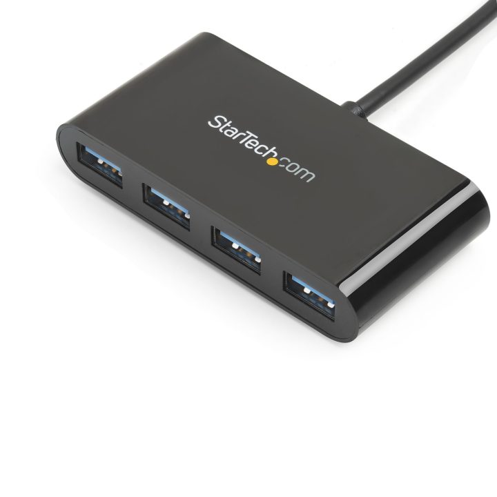 StarTech.com Hub Concentrador USB 3.0 (5Gbps) de 4 Puertos Ladrón…