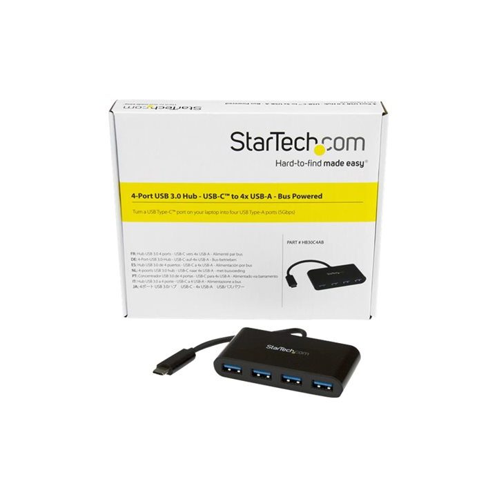 StarTech.com Hub Concentrador USB 3.0 (5Gbps) de 4 Portas Ladrão…