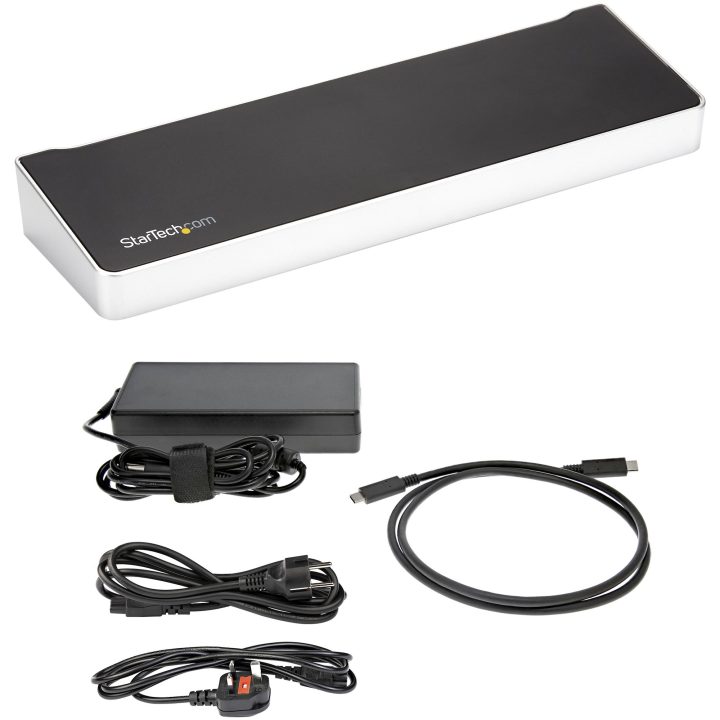 StarTech.com USB-C Dock for 3 Monitors 4K with 5 USB 3.2 5Gbps Ports…