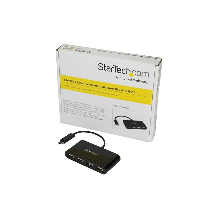StarTech.com 4-Port USB-C to USB-A Hub - 4-Port USB Type-C to USB-A…