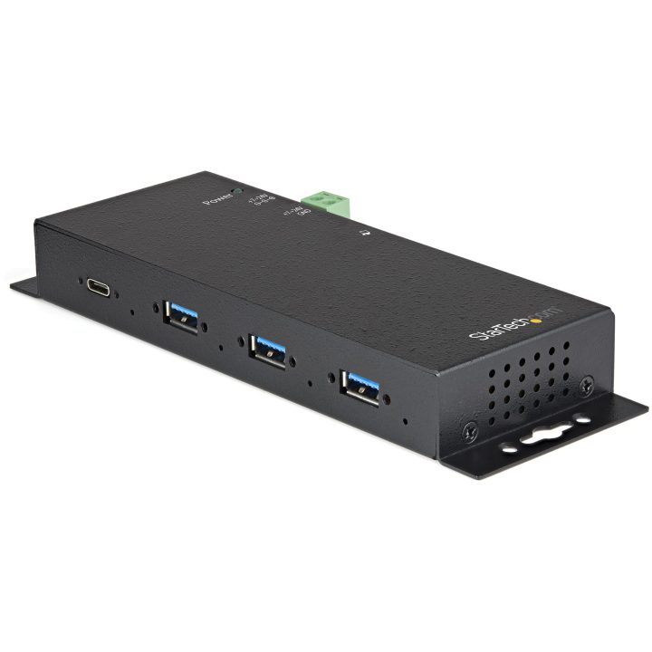 StarTech.com 4-Port 10Gbps USB-C Hub - Industrial Metal USB Type-C…