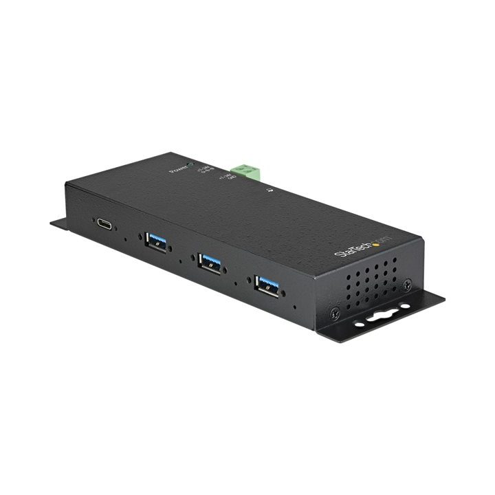 StarTech.com 4-Port 10Gbps USB-C Hub - Industrial Metal USB Type-C…