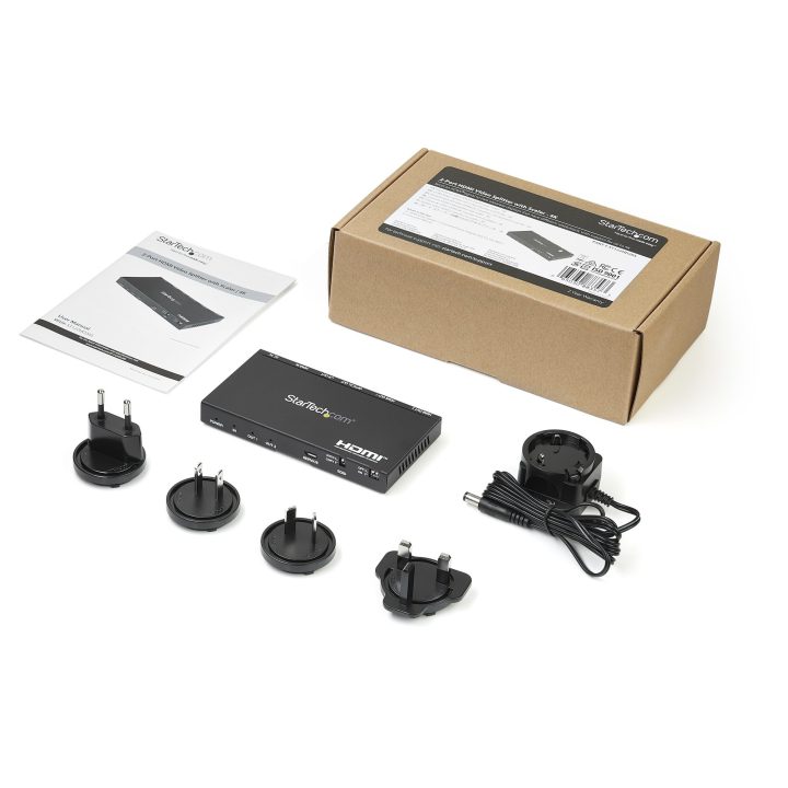 StarTech.com Splitter HDMI de 2 Portas - 4K 60Hz com Escalador…