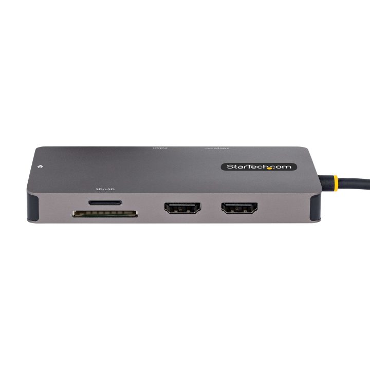 StarTech.com Adaptador Multipuertos USB C 2x HDMI 4K 60Hz, Hub USB-A…