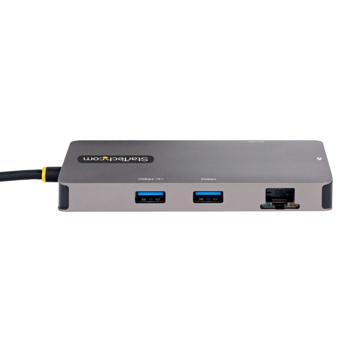 StarTech.com Adaptador Multipuertos USB C 2x HDMI 4K 60Hz, Hub USB-A…